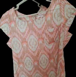 Aztec Print Top Sz M